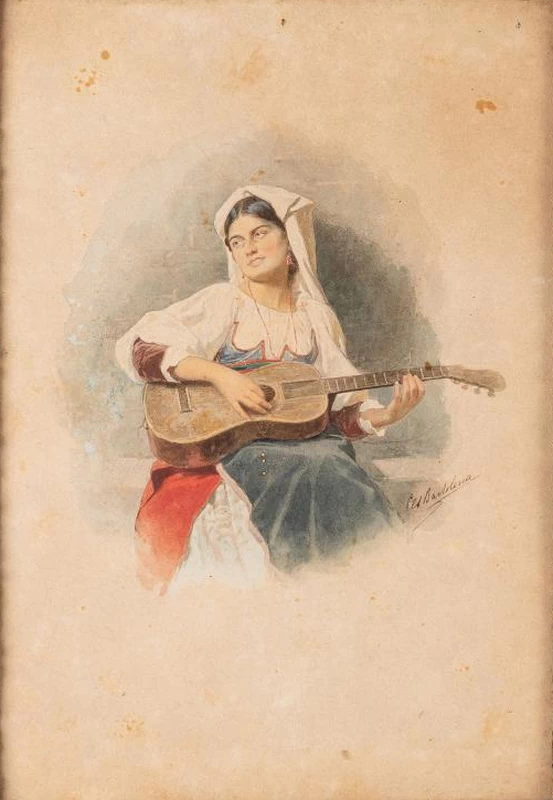 Popolana con chitarra